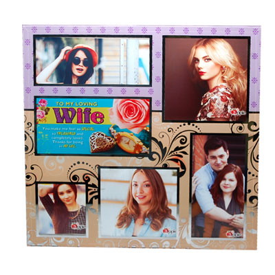 "Photo Frame with message for Wife - 314- 002 - Click here to View more details about this Product